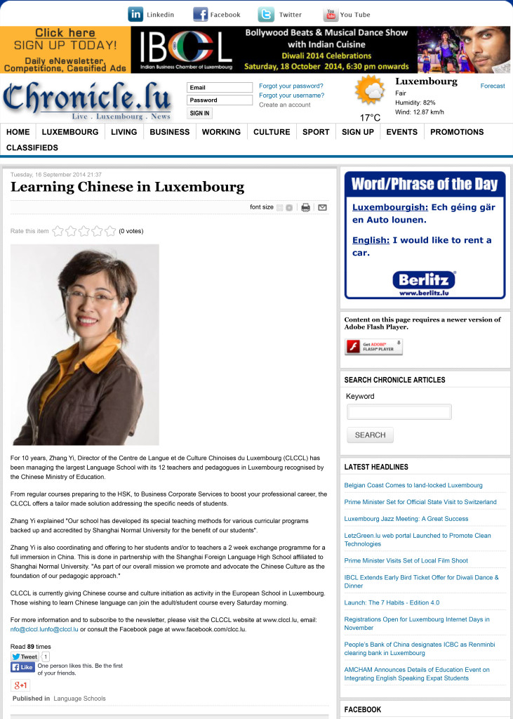 Daily News from Luxembourg